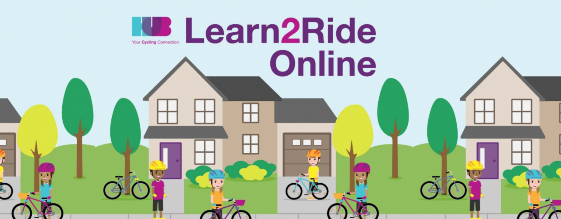 HUB Cycling Learn2Ride Online graphic
