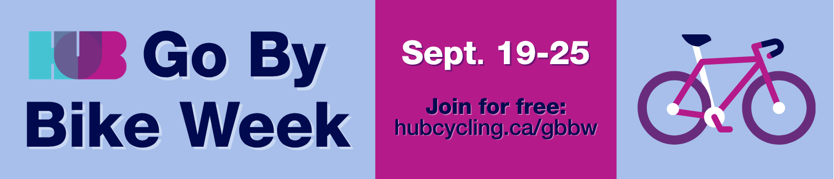 Go By Bike Week - Email graphic