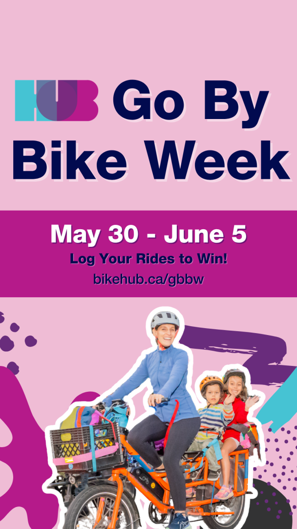 HUB Go by Bike Week Instagram Story social graphic