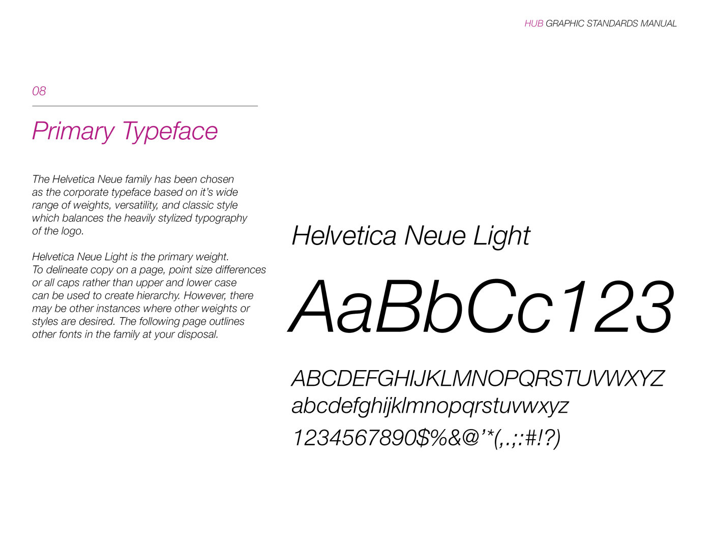 HUB Cycling Primary Typeface