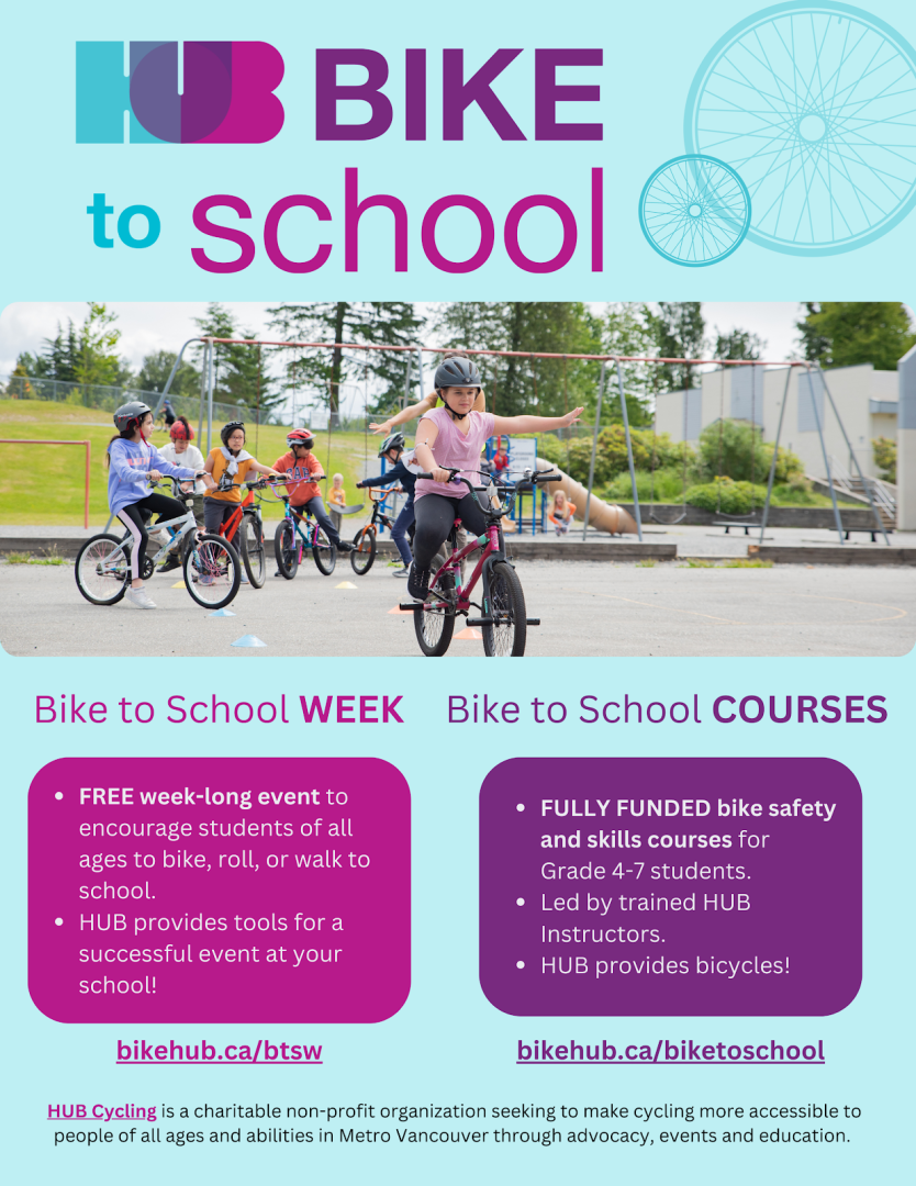 Bike to School Week poster