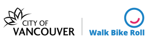City of Vancouver Walk Bike Roll Logo